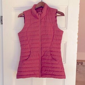 LULULEMON ATHLETICA Quilted down filled Vest - pink SIZE 6 (offers welcome 🎊🎉